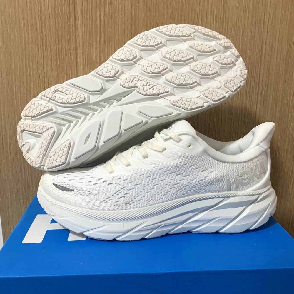 Hoka clifton 8 White Running Shoes